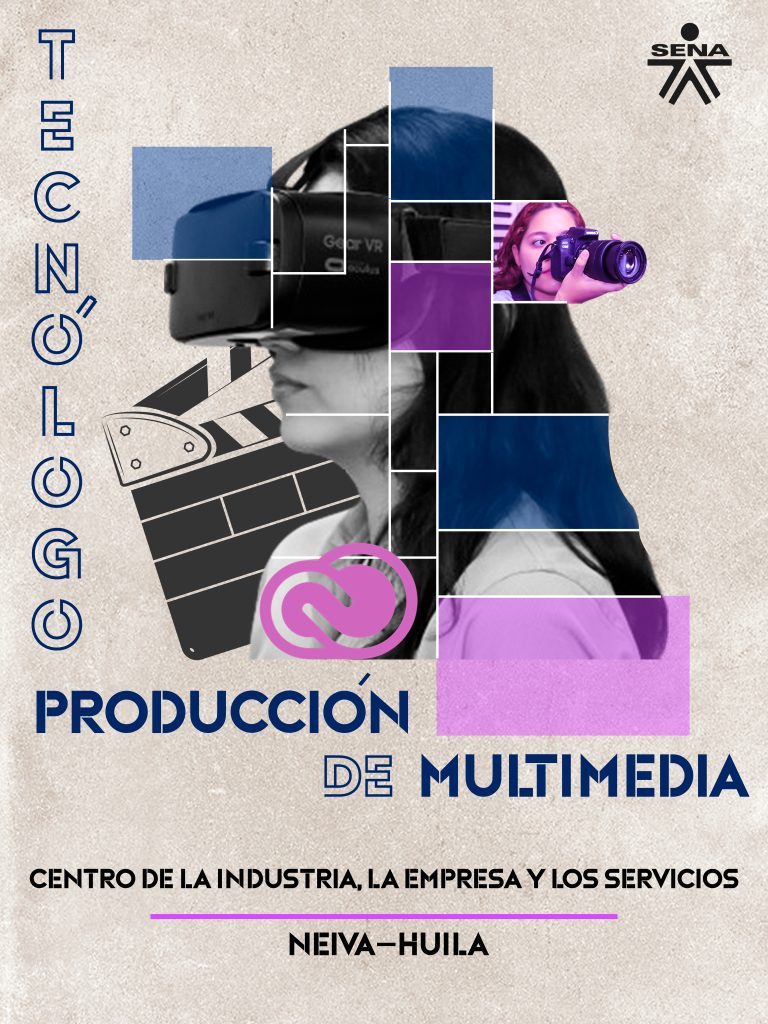 Afiche Tecnólogo en Producción de Multimedia
